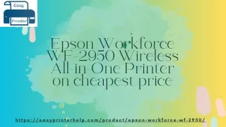 Epson Workforce WF-2950 Wireless All-in-One Printer on cheapest price
