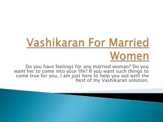 Vashikaran for married women|| Kamdev mantra to attract married lady