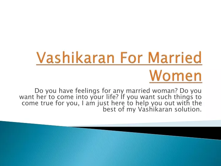 vashikaran for married women