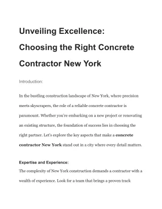 Unveiling Excellence_ Choosing the Right Concrete Contractor New York