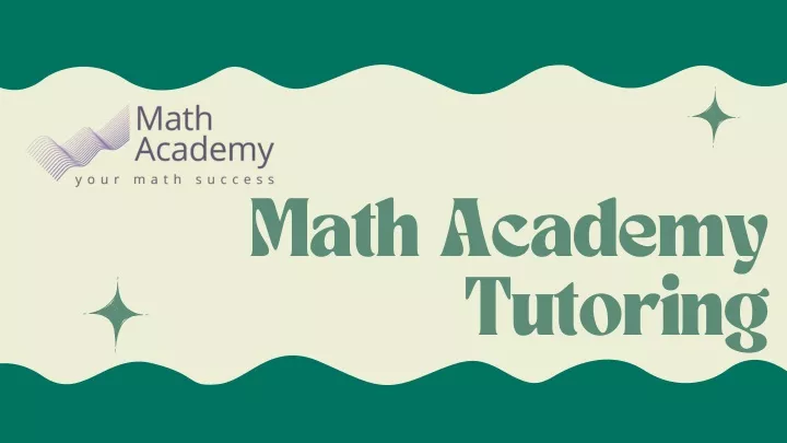 math academy tutoring