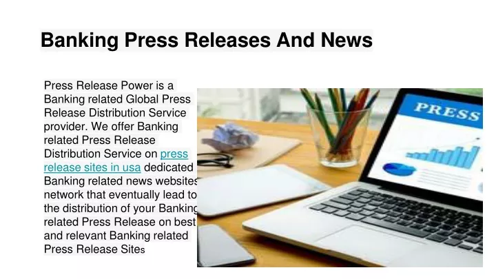 banking press releases and news