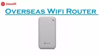 Overseas Wifi Router