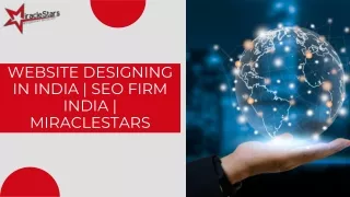 Website Designing in India | SEO Firm India | Miraclestars