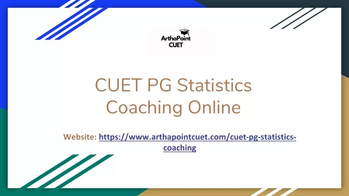 cuet pg statistics coaching online