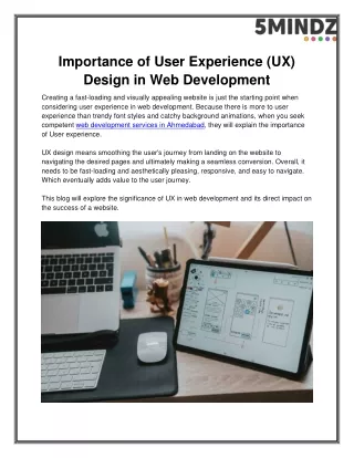 The Significance of User Experience (UX) Design in Web Development
