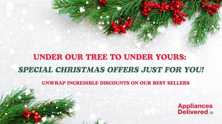 under our tree to under yours special christmas