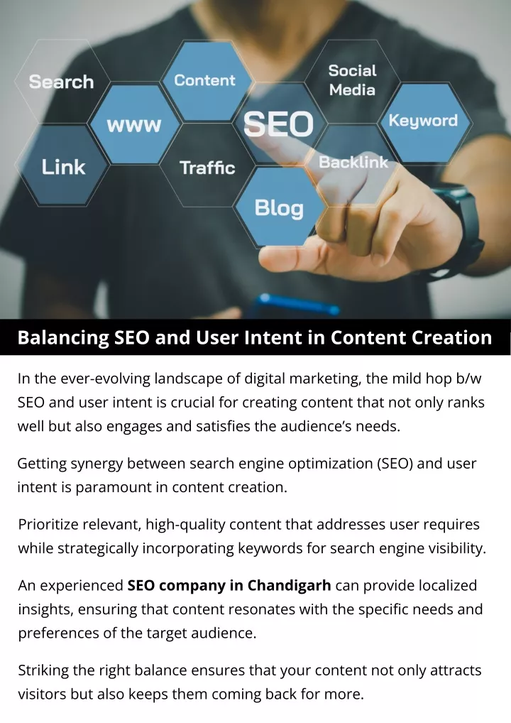 balancing seo and user intent in content creation