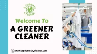 Dry Clean Delivery in St John's County - A Greener Cleaner