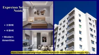 Experion Sector 45 Noida : Introduction to the project