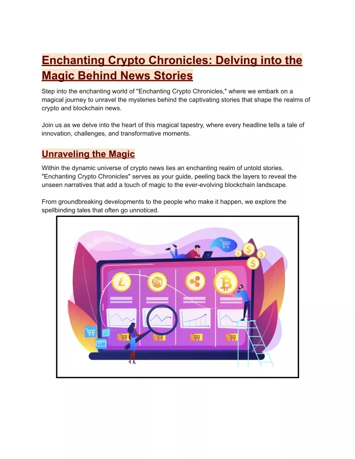 enchanting crypto chronicles delving into