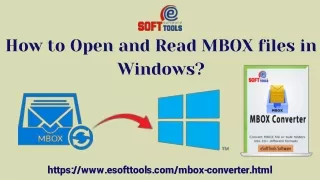 How to Open and Read MBOX files in Windows?