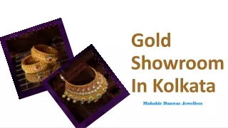 Gold Showroom In Kolkata