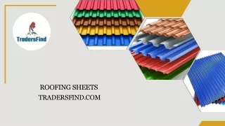 Best Roofing Sheets Companies in UAE - TradersFind