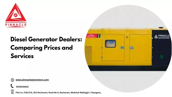 diesel generator dealers comparing prices