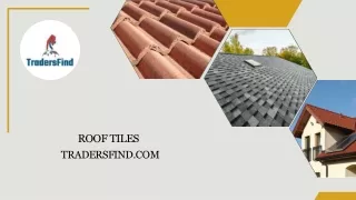Roof Tiles Manufacturers in UAE - TradersFind
