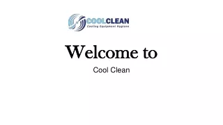 Cool Room Cleaning - Cool Clean
