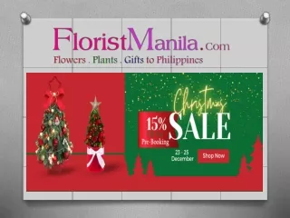 Christmas Gift Delivery to Manila Philippines