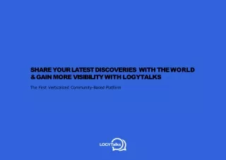 Innovative Virtual Conference Platform – LOGYTalks