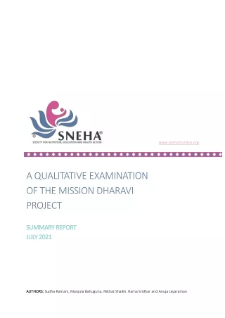 mission-dharavi-summary-report