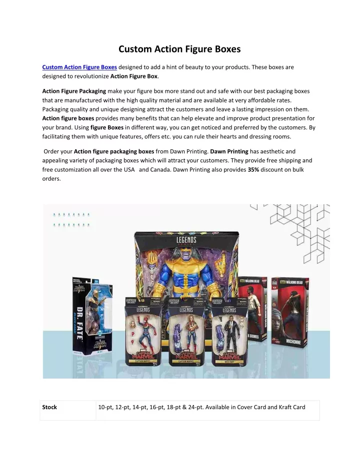 PPT - Custom Action Figure Boxes PowerPoint Presentation, free download ...