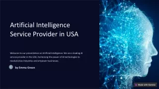 Artificial Intelligence Service - Artificial Intelligence Benefits | V2Soft