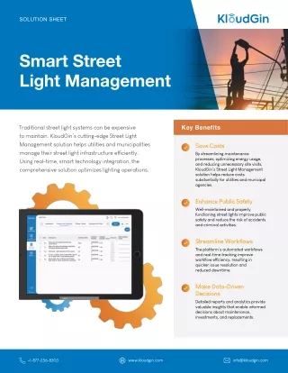 Smart Street Light Management system | KloudGin