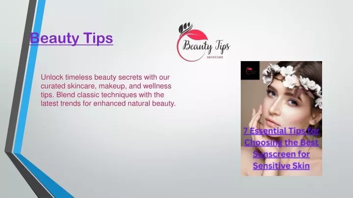 beauty tips