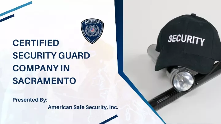 certified security guard company in sacramento