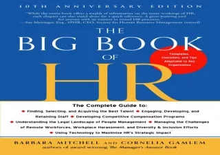 Read❤️ [PDF] The Big Book of HR, 10th Anniversary Edition