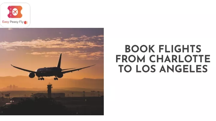 book flights from charlotte to los angeles