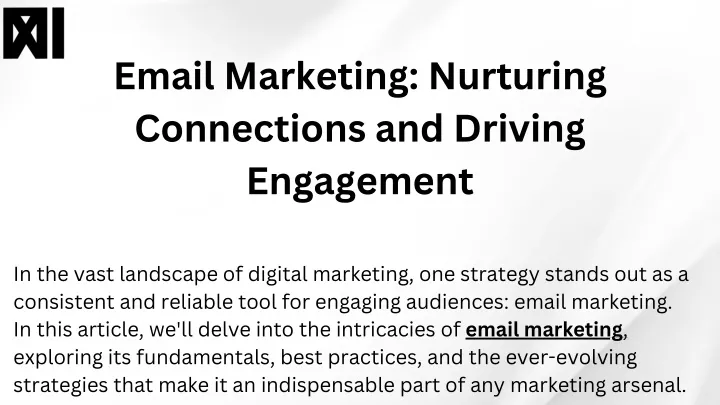 email marketing nurturing connections and driving