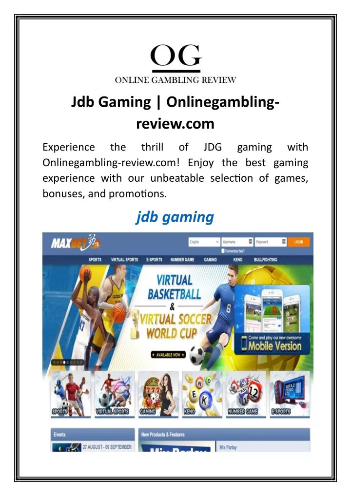 jdb gaming onlinegambling review com