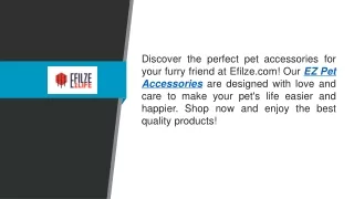 Ez Pet Accessories  Efilze.com