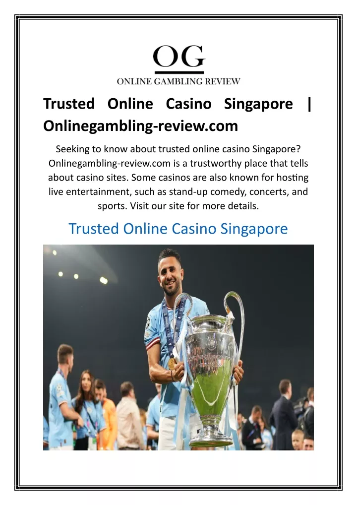 trusted online casino singapore onlinegambling