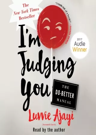 [⚡PDF] ✔Download⭐ I'm Judging You: The Do-Better Manual