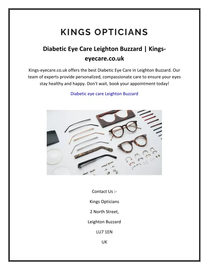 diabetic eye care leighton buzzard kings eyecare