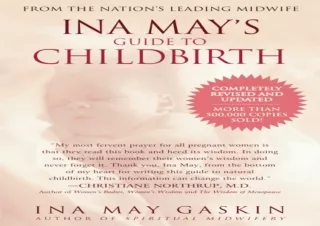 get✔️ [PDF] Download⚡️ Ina May's Guide to Childbirth 'Updated With New Material'