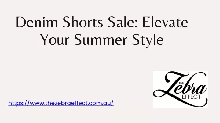 denim shorts sale elevate your summer style