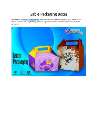 gable packaging boxes gable packaging boxes