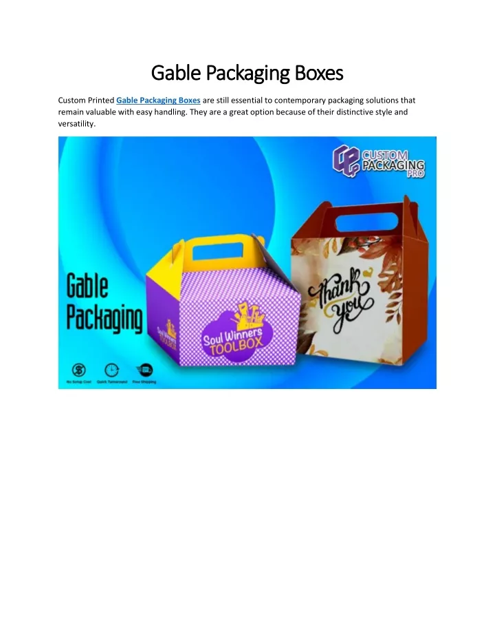 gable packaging boxes gable packaging boxes