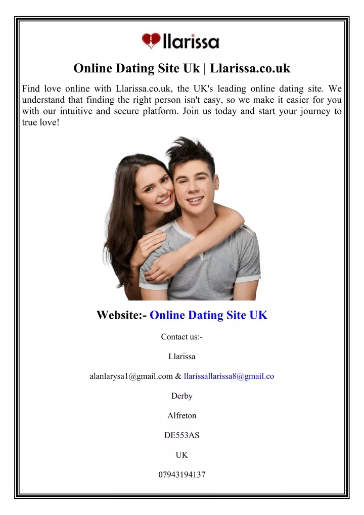 online dating site uk llarissa co uk