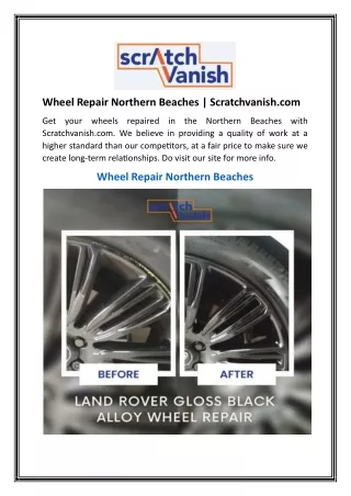 Wheel Repair Northern Beaches