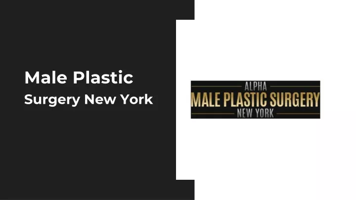 male plastic