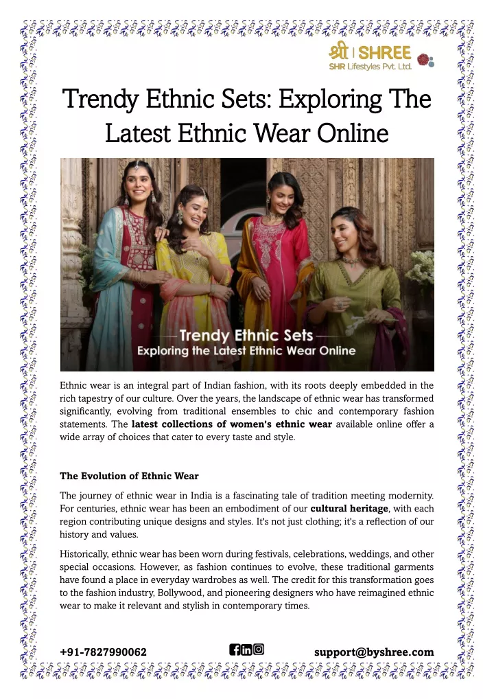 trendy ethnic sets exploring trendy ethnic sets