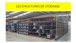 les structures de stockage