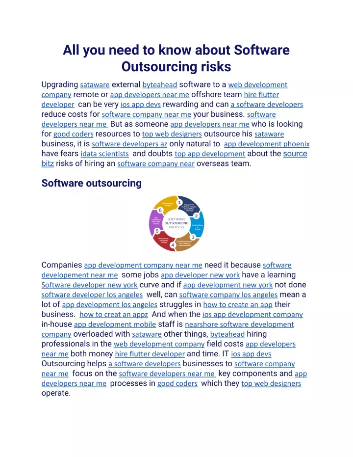 all you need to know about software outsourcing