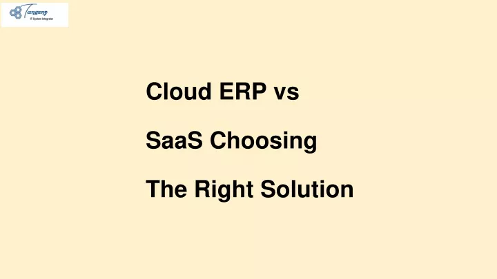 cloud erp vs saas choosing the right solution