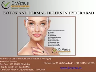 Botox and dermal fillers in Hyderabad