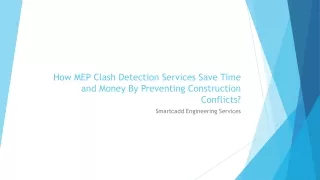 How MEP Clash Detection Services Save Time and